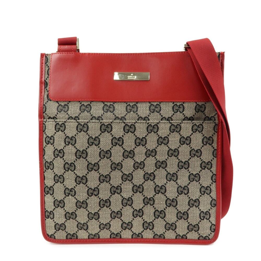 Gucci GG Supreme Crossbody Bag Red